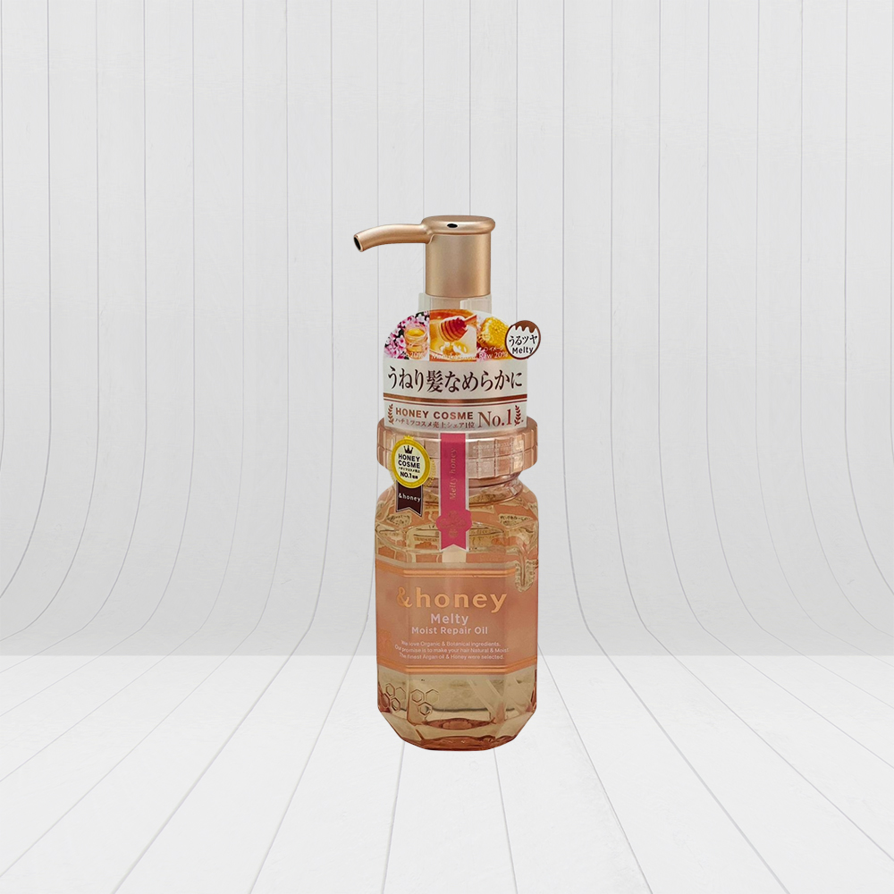 &honey Melty Moist Repair Oil | Intensive Hydration for Frizzy, Wavy Hair - 100ml