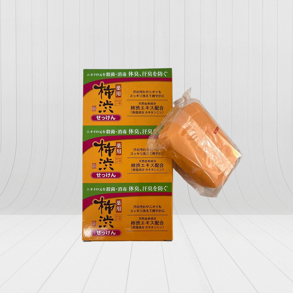 Medicated Persimmon Tannin Soap - Odor & Sweat Control