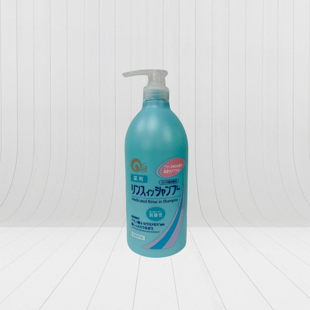 Medicated Rinse in Shampoo - For Dandruff, Itchiness & Dry Scalp (1000ml)