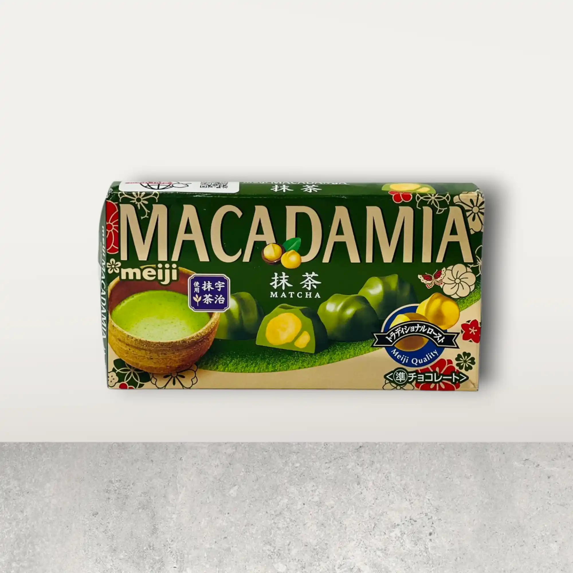 Meiji Macadamia Matcha Chocolate – Uji Matcha & Roasted Nut Delight